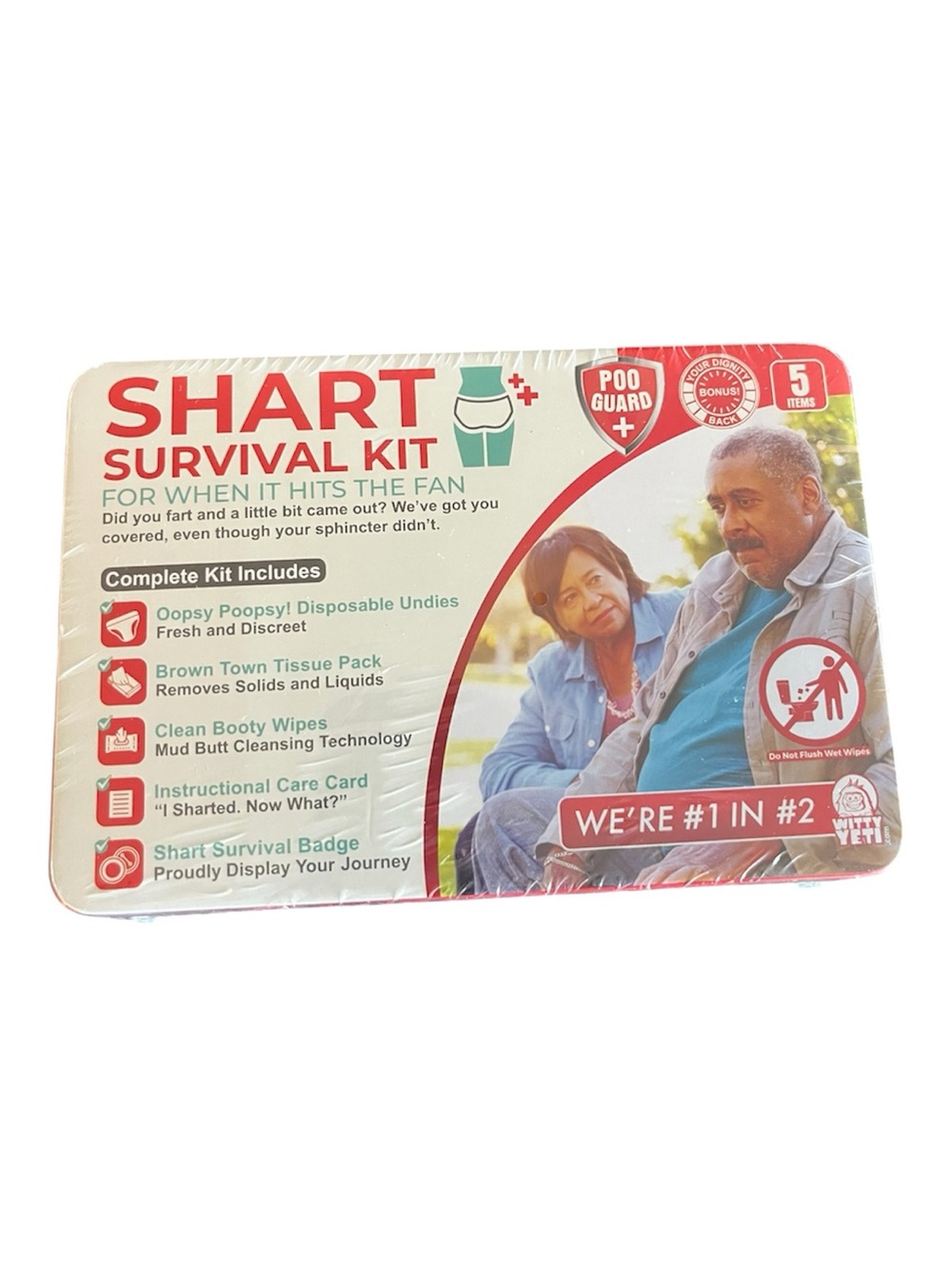 Survival Kit - White/Red Emergency Care Pack